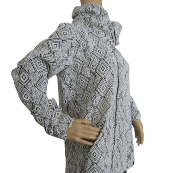 Tonia Debellis Geometric Print Zip Jacket - Picture 4 of 8
